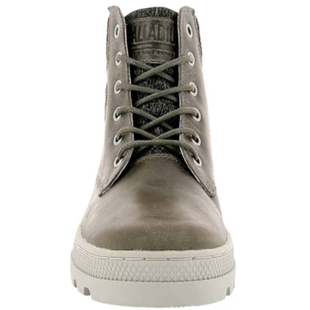 NIB Palladium Pallabosse Hi Cuff Leather Boots Women's Lace-Up Shoes - Picture 7 of 8